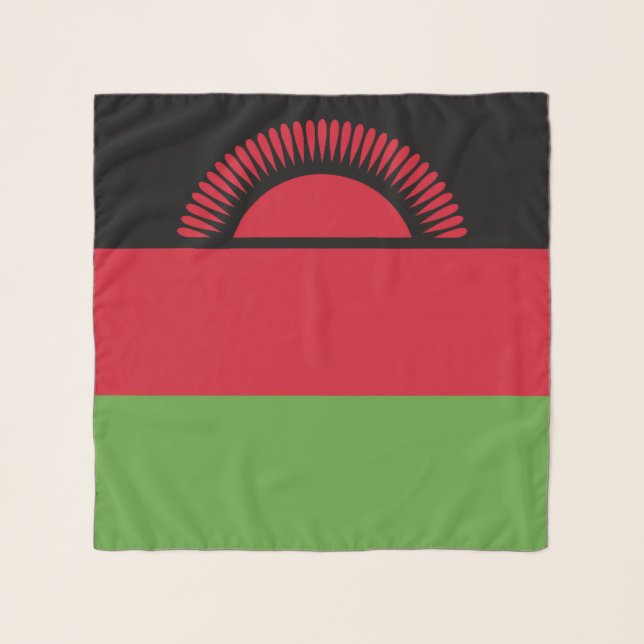Malawi flag scarf (Front)