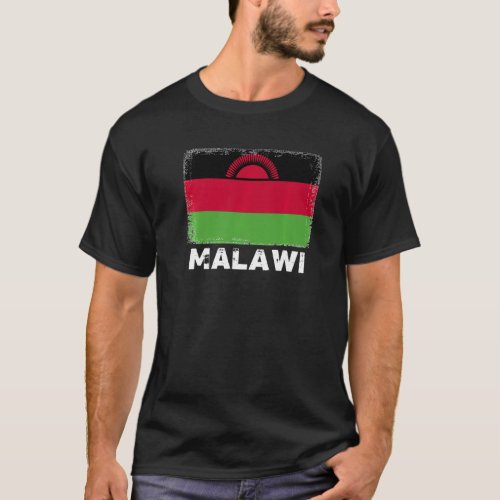 Malawi Flag  Support Malawian People Women Men T_Shirt