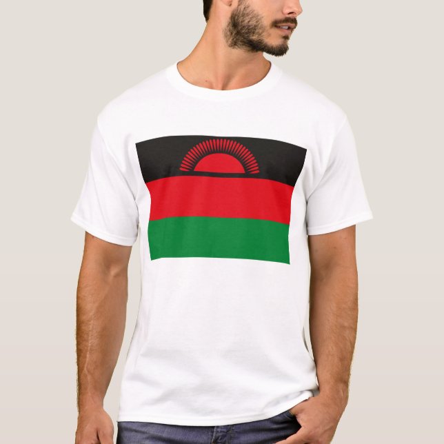 Malawi Flag T-shirt (Front)