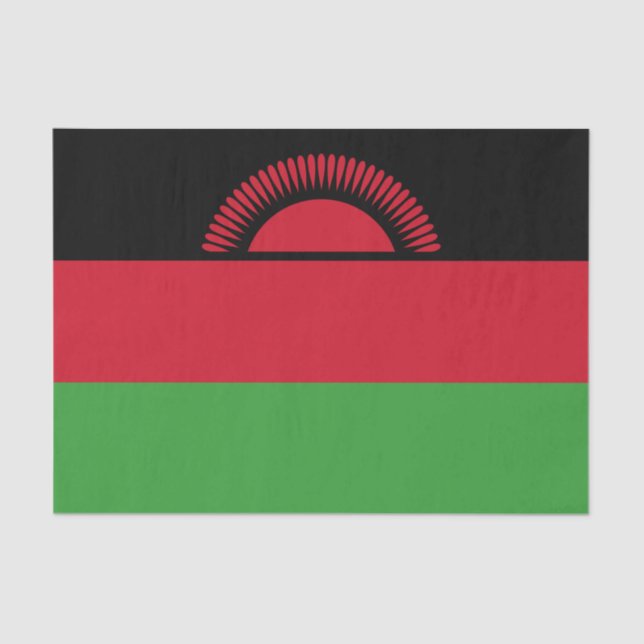 Malawi Flag Tissue Paper (Front)