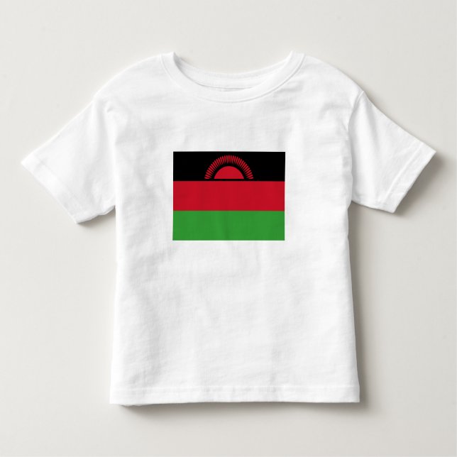 Malawi Flag Toddler T-shirt (Front)