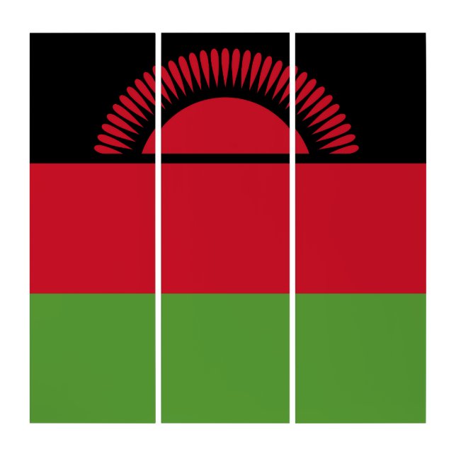 Malawi flag triptych (Front)