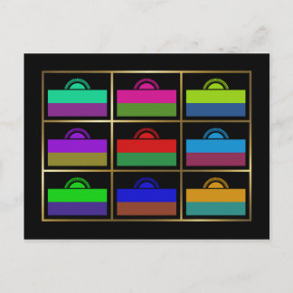 Malawi Multihue Flags Postcard