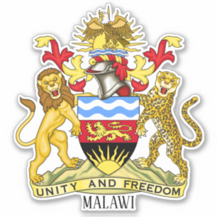 Malawi National Coat Of Arms Patriotic Sticker