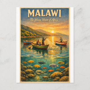 MALAWI – The Warm Heart of Africa Postcard