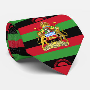 Malawian Flag & Coat of Arms, Flag of Malawi Neck Tie