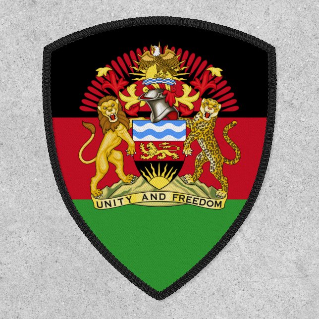 Malawian Flag & Coat of Arms, Flag of Malawi Patch (Front)