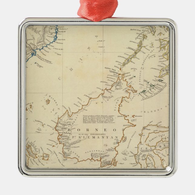 Malay Archipelago Metal Ornament (Front)