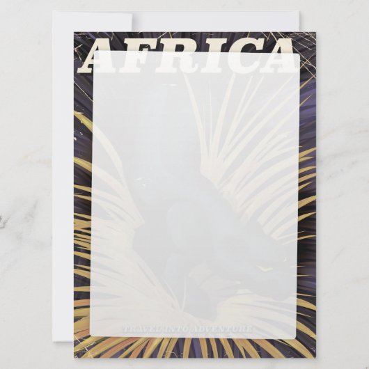 Malaya Vintage travel poster. (Back)