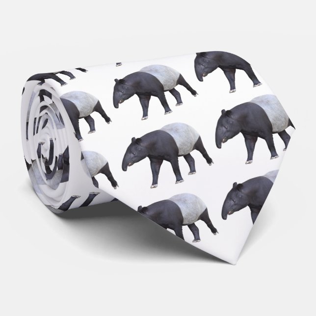 Malayan tapir neck tie (Rolled)