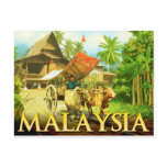 Malaysia - Bullock Cart Postcard Malaysia - Bullock Cart Postcard