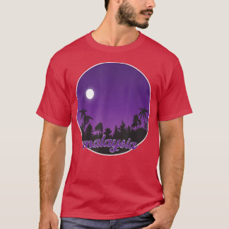 malaysia By night with Palms T-Shirt