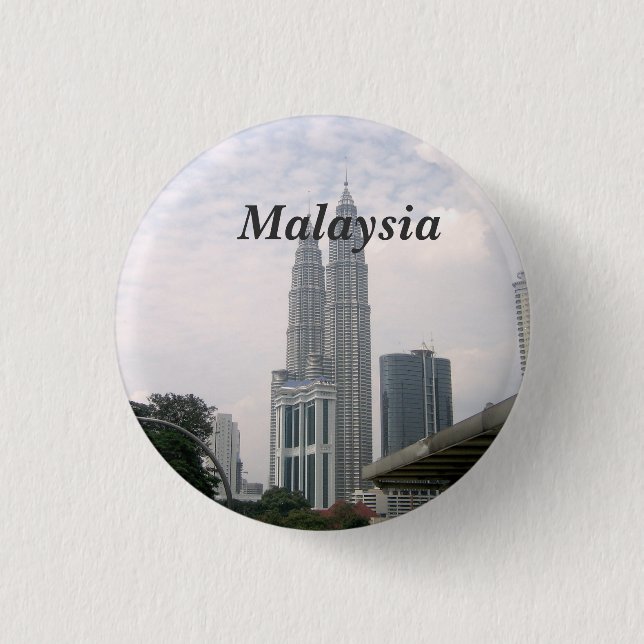 Malaysia Cityscape Button (Front)