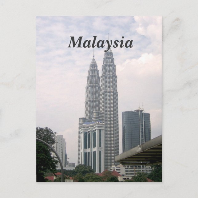 Malaysia Cityscape Postcard (Front)