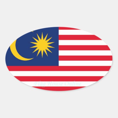 Malaysia _ Euro_style Oval Sticker