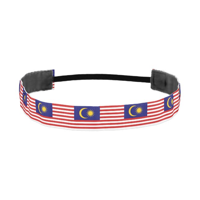 Malaysia Flag Athletic Headband (Front)