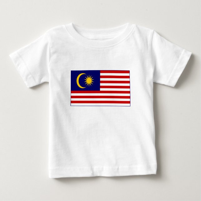 Malaysia Flag Baby T-Shirt (Front)