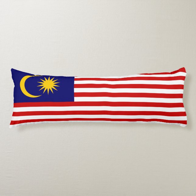 Malaysia Flag Body Pillow (Front)