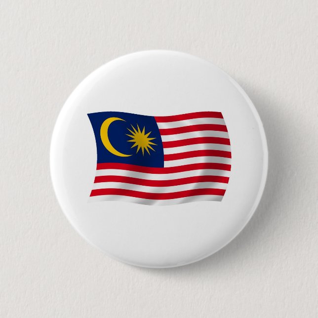 Malaysia Flag Button (Front)