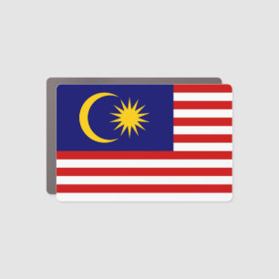 Malaysia Flag Car Magnet