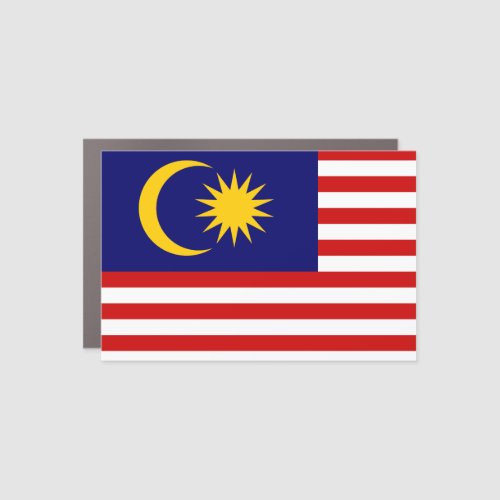Malaysia Flag Car Magnet