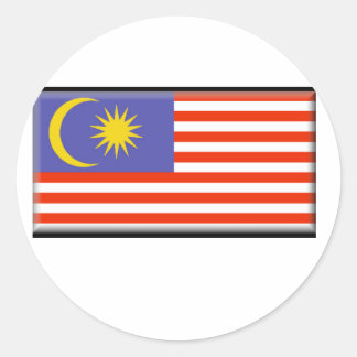 Malaysia Flag Classic Round Sticker