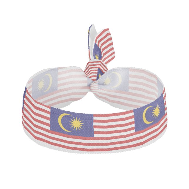 Malaysia Flag Elastic Hair Tie (Front)