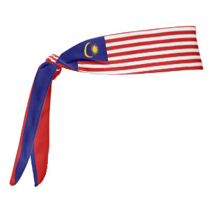 Malaysia Flag Elegant Patriotic Tie Headband