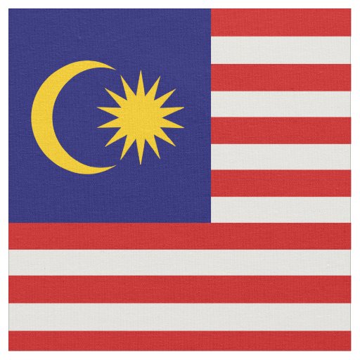 Malaysia flag fabric