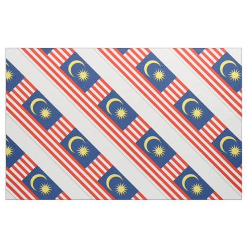 Malaysia Flag Fabric