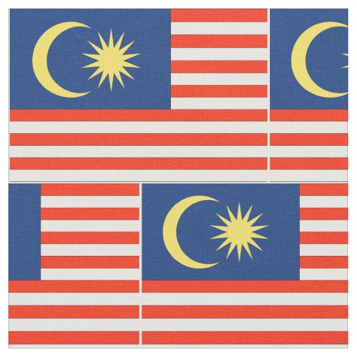Malaysia Flag Fabric