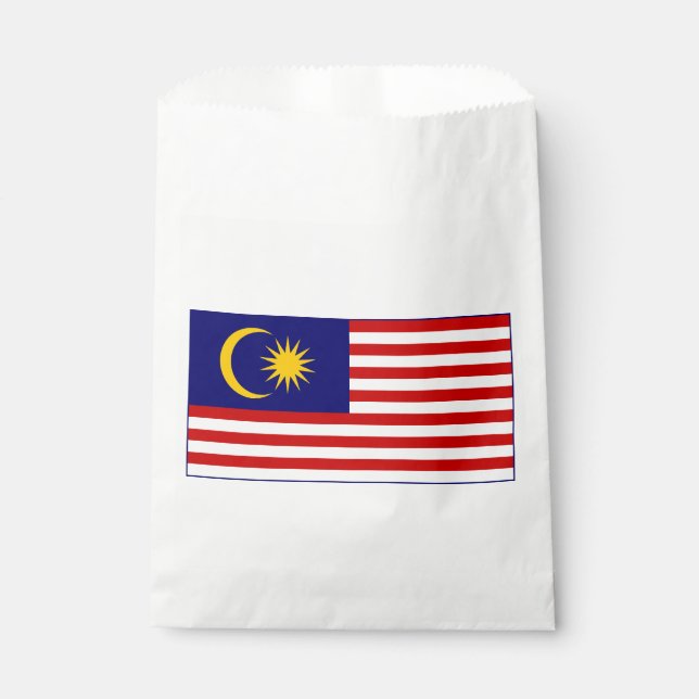 Malaysia Flag Favor Bag (Front)