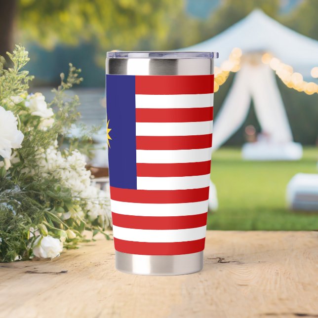 Malaysia flag insulated tumbler (Wedding)