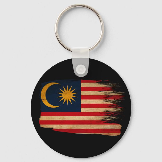 Malaysia Flag Keychain (Front)