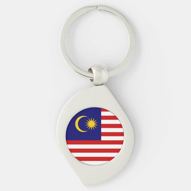 Malaysia Flag Keychain (Front)