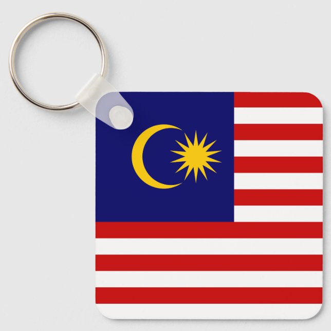 Malaysia Flag Keychain (Front)