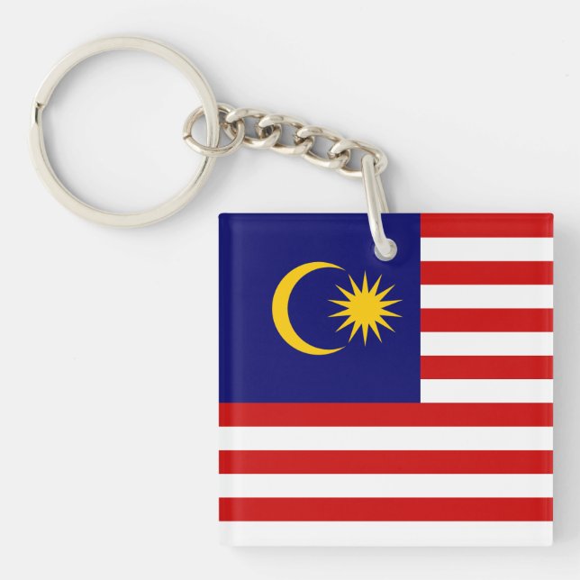 Malaysia Flag Keychain (Front)