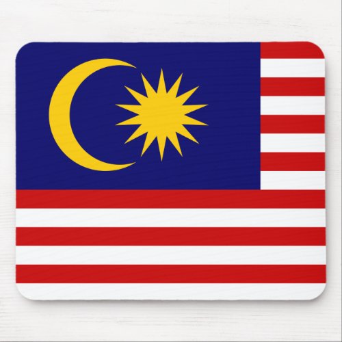 Malaysia Flag Mouse Pad