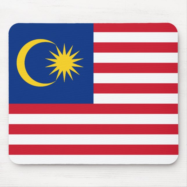 Malaysia Flag Mousepad (Front)