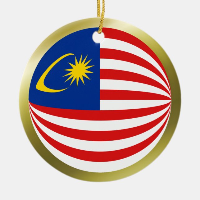 Malaysia Flag Ornament (Front)