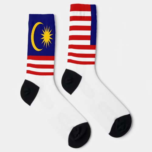 Malaysia Flag Patriotic Malaysian National Pride Socks