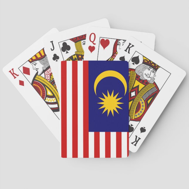 Malaysia Flag Poker Cards (Back)