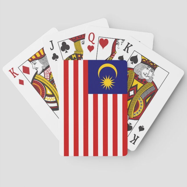 Malaysia Flag Poker Cards (Back)
