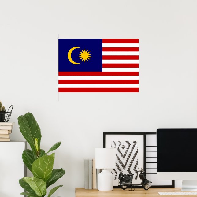 Malaysia flag poster (Home Office)