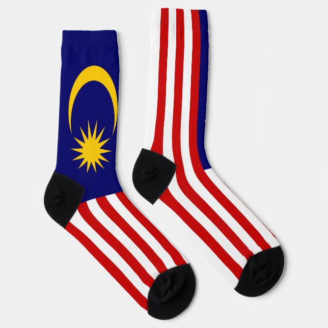 Malaysia Flag Socks (Right)