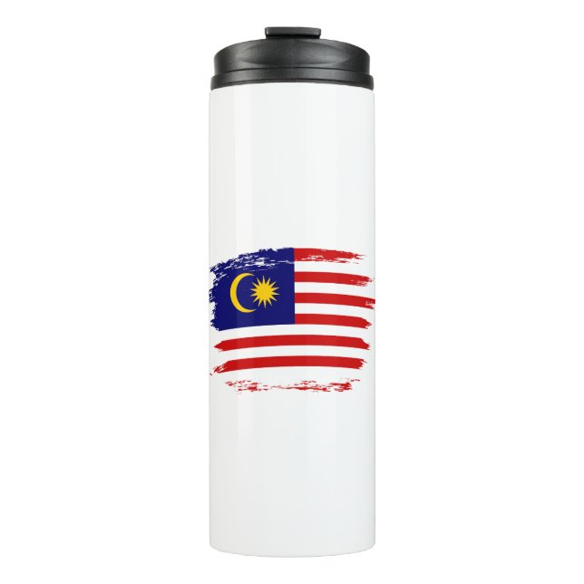 Malaysia flag thermal tumbler (Front)