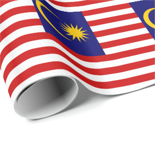 Malaysia Flag Wrapping Paper