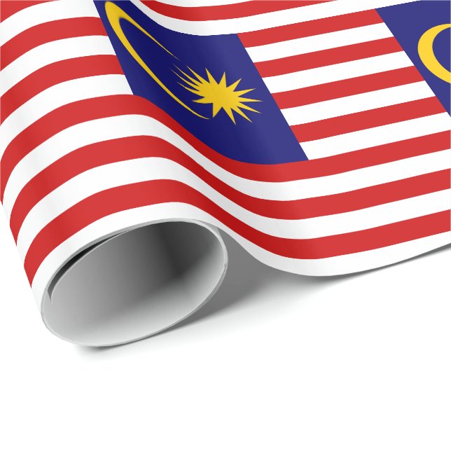 Malaysia Flag Wrapping Paper (Roll Corner)