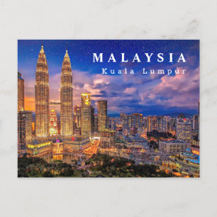 Malaysia KLCC Postcard
