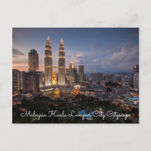 Malaysia Kuala Lumpur City Cityscape Postcards